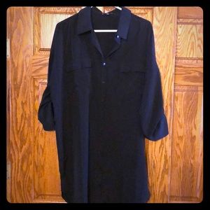Lulu’s Black Shirt Dress